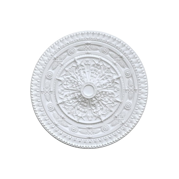 Lámpara de techo redonda blanca AFD Home Classic Medallion