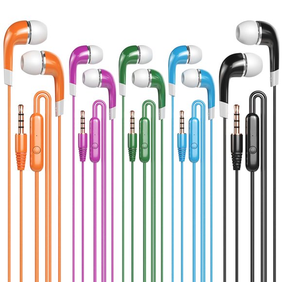 Audífonos SP SOUNDPRETTY 30 unidades con cable y micrófono