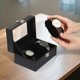 thumbnail image 5 of Caja de Relojes Uten de 3 Compartimentos con Tapa de Vidrio y Cuero PU, 5 of 7