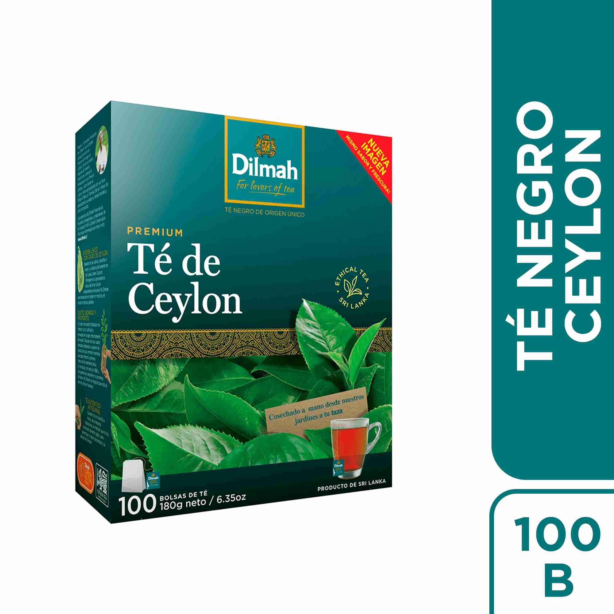 Té Premium Ceylan Caja 100 un Dilmah