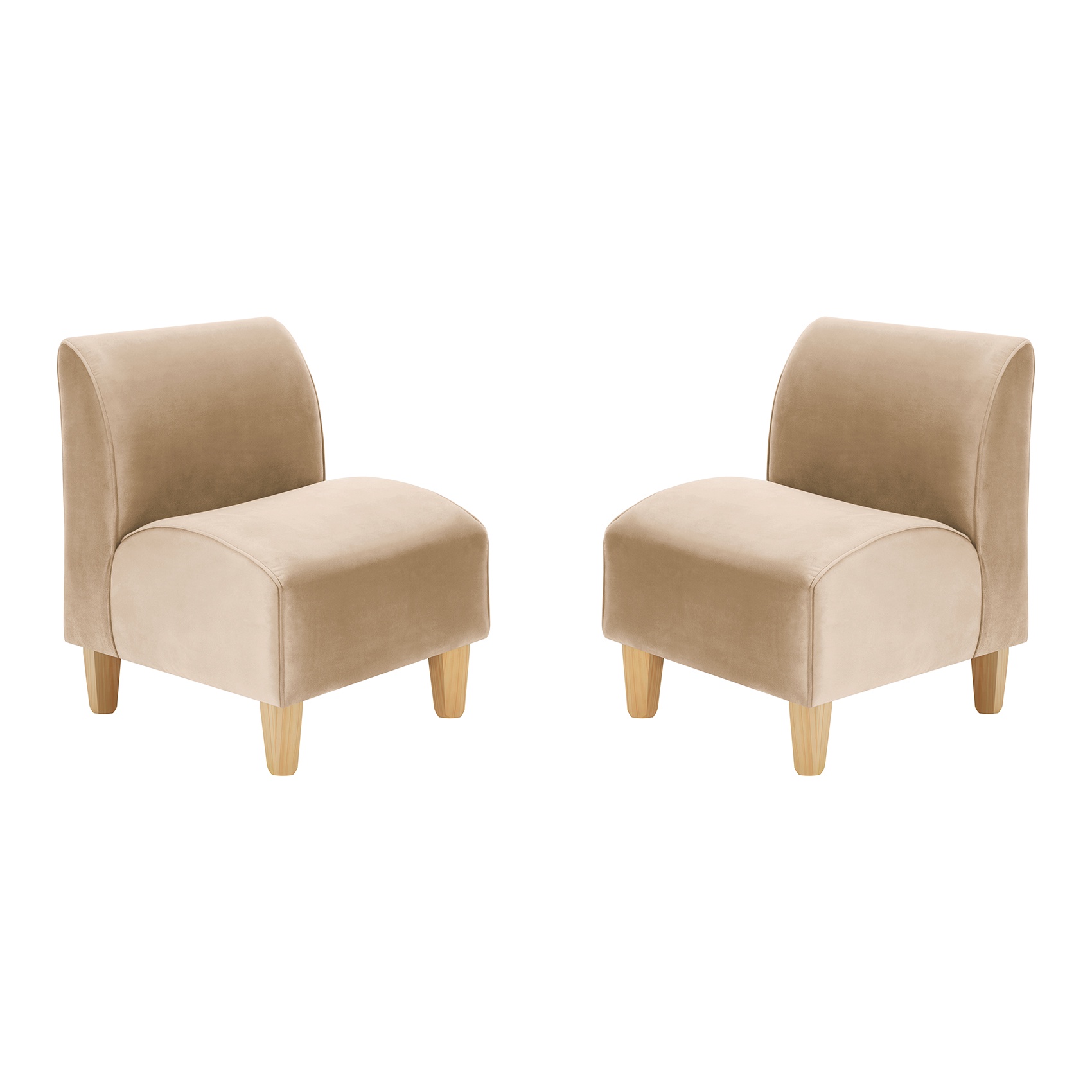 Bodevir - Set Poltrona Soft 1C Felpa 05 Beige