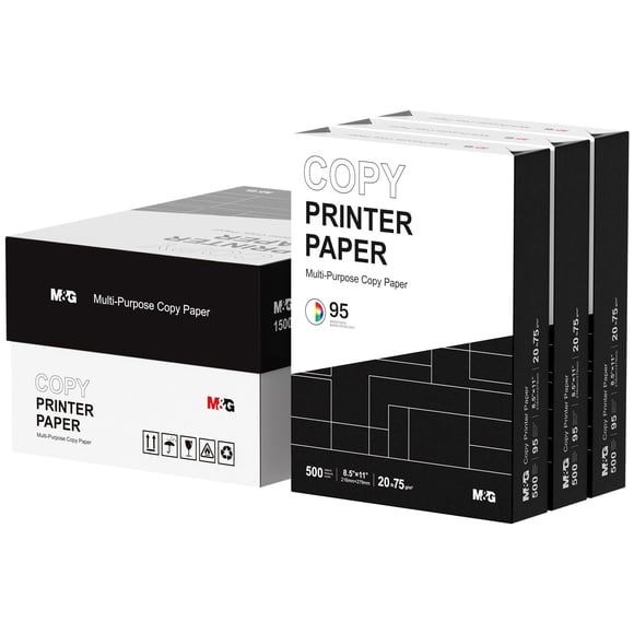 Papel para Copiadora M&G 21,6x27,9 cm 75 g/m² 1500 Hojas