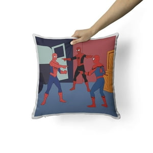 Creango - Cojin Decorativo Meme Spiderman