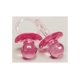 thumbnail image 1 of Chupetes RBN de acrílico con corte diamante cristalino de 2.5" - 36 piezas, rosa, 1 of 1