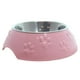 thumbnail image 1 of Plato Huellitas Rosado Para Perro M, 1 of 2