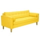 thumbnail image 2 of Sofa Retro 3cg Felpa 01 Amarillo, 2 of 6
