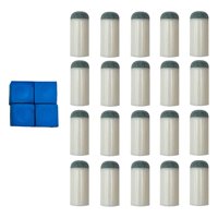 Ioensy - 20 Piezas De Puntas Para Tacos De Billar, Piezas Prácticas, Puntas Para Tacos De Billar Para Adultos, 10 Mm