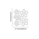 thumbnail image 3 of Flores MCPOOX troqueladas para álbumes de recortes con plantillas, 3 of 6