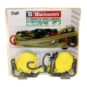 Blacksmith - Kit De Amarre De Carga, 6 Unidades, 3 Tamaños.