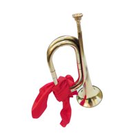 Bothyi - Trompeta Scouting Bugle Con Boquilla Marching Bugle Para Banda Principiante Aureate
