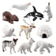 thumbnail image 3 of 10x Estatuas En Miniatura Realistas De Animales árticos, Decoración De Escritorio Para El Hogar, 3 of 3