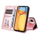 thumbnail image 5 of Funda tipo cartera FOXDOCK para Xiaomi Redmi 13C 5G , diseño girasol en relieve, cuero PU, cierre magnético, soporte y tarjetero, 5 of 5