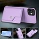 thumbnail image 3 of FOXDOCK Funda para iPhone 12 mini con Bloqueo RFID - Diseño Elegante con Cierre de Botón, 3 of 5