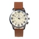 thumbnail image 1 of Reloj de cuarzo con correa de negocios de moda para hombre, estilo casual, retro, con esfera digital, para estudiantes., 1 of 5