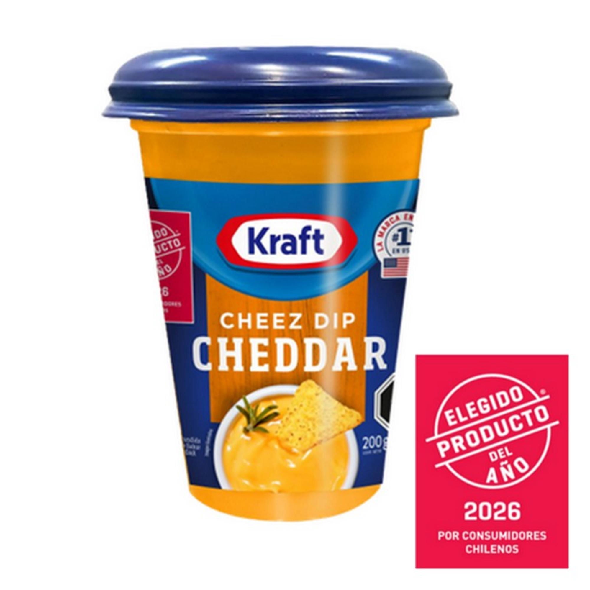 Queso Fundido Untable Sabor Cheddar 200 g Kraft