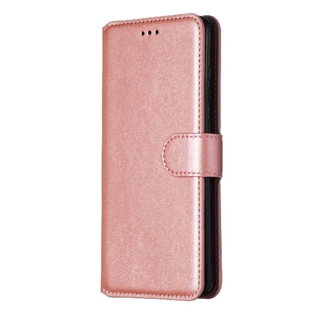 Funda Billetera para Samsung Galaxy S20 con Porta Tarjetas y Soporte Ajustable Rosa