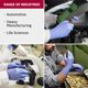 thumbnail image 3 of Guantes desechables de nitrilo Ansell Microflex SU-690 Talla S, 3 of 4
