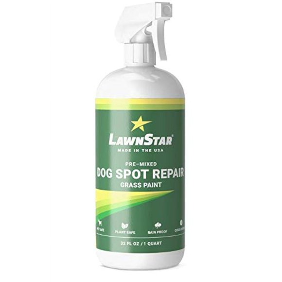 Pintura para Césped LawnStar 946 ml Reparación de Manchas de Perro Premezclada