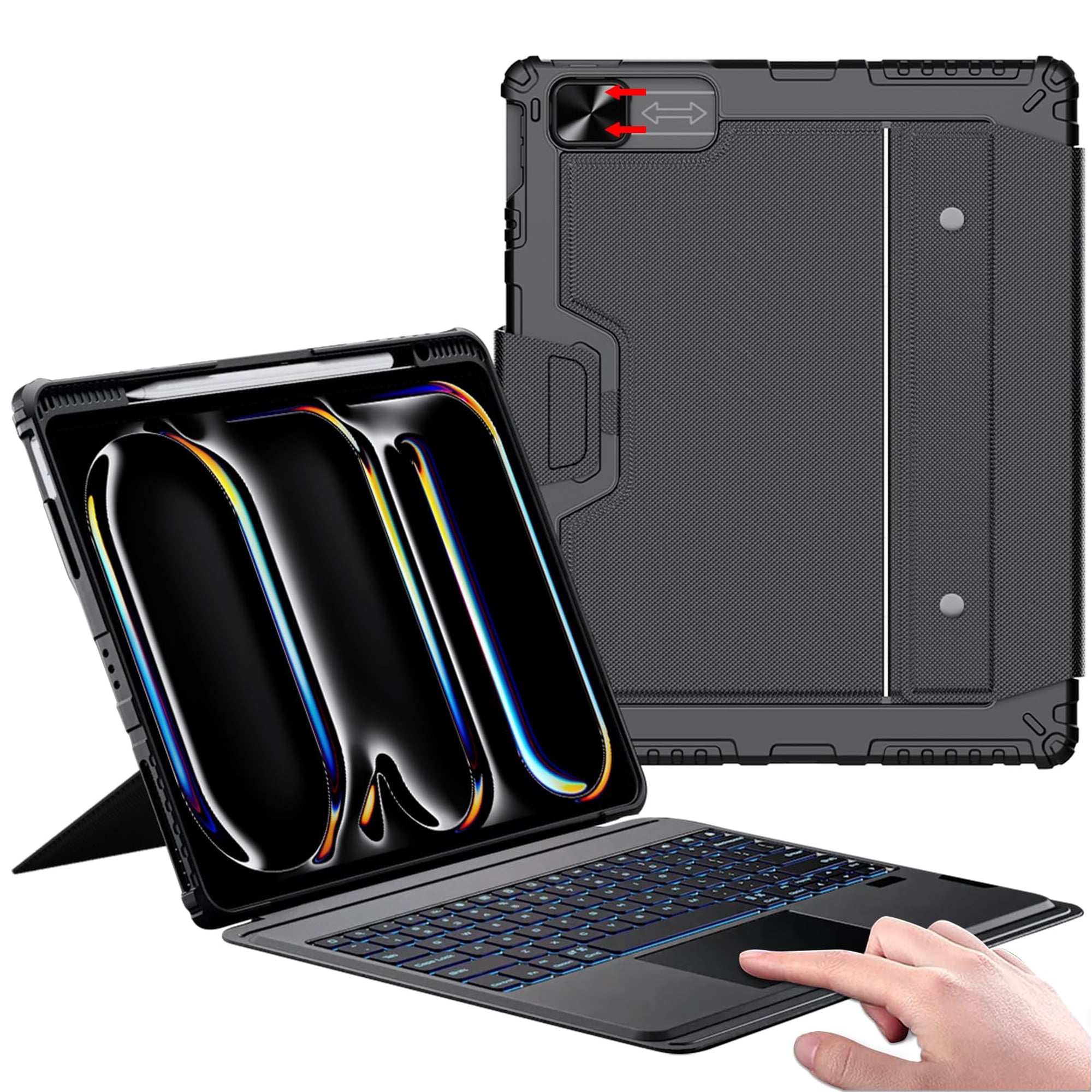 Funda Para Ipad Pro 13 Con Teclado Nillkin M4 2024 Con Lápiz