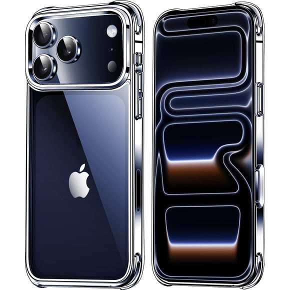 Funda de teléfono Mkeke Clear para iPhone 17 Pro Max con protector