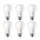 thumbnail image 1 of Bombilla Philips LED A19 Frosted de 14,5 W (equivalente a 100 W), paquete de 6, 1 of 8