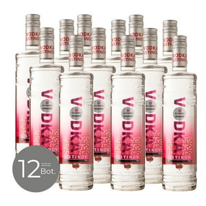 Ustinov - Pack X 12 Vodka Raspberry 700 Cc