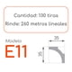 thumbnail image 2 of Cornisa E11 35 x 35mm x 2mt xPS Caja 130 unidades, 2 of 3