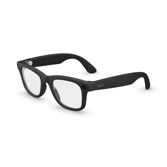 Anteojos de sol Meta Ray‑Ban (Gen 2) Wayfarer grande negro mate