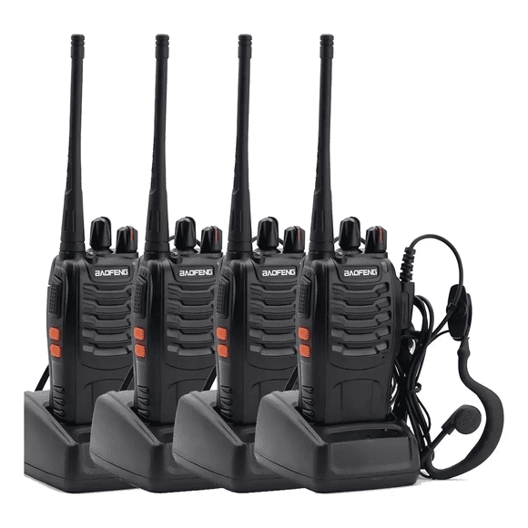 Radios Walkie Talkie X4 Baofeng 888s 16 Canales 5km Alcance