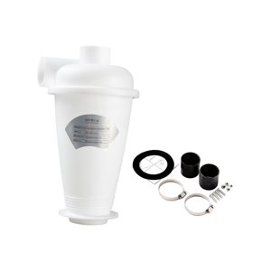 Magideal - Colector De Polvo Con Filtro Ciclónico Para Aspiradora, Ligero Y Portátil, Separador Ciclónico Para Arena Y Carpintería. Blanco