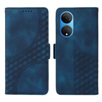 Carcasa Foxdock Honor X7 4G De Cuero Pu, Diseño Acolchado Clásico, Protección Contra Caídas Y Rayones