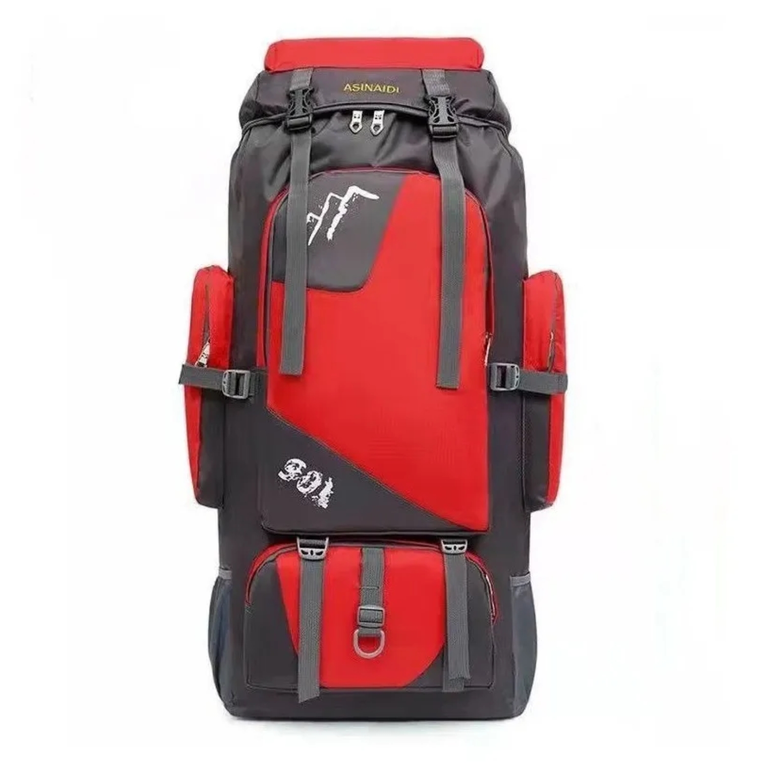 Importclick - Mochila Camping Outdoor 90 L Rojo