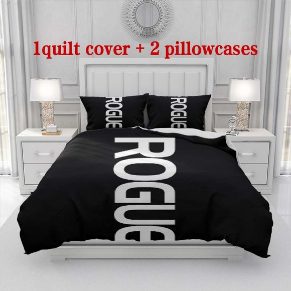 3pcs ROGUE Tough Fitness Standard Themed Print Three Piece bedding Soft Duvet Cover And Two Pillowcases