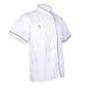 thumbnail image 3 of Uniforme de Chef Unisex de manga corta para hombre Chef Coat L Azul costura, 3 of 5