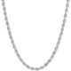 thumbnail image 1 of Collar Savlano de cadena de cuerda de plata de ley 4 mm, 1 of 7