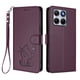 thumbnail image 1 of Motorola Edge 70 Fusion Funda Billetera con Estampado de Gato, Morado Oscuro, 1 of 6