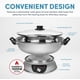thumbnail image 3 of Hervidor de arroz y olla caliente Shabu Aroma Housewares ASP-610 de 5 litros, 3 of 6