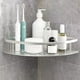 thumbnail image 1 of 1pc Bathroom Storage Rack, Free Punch Bathroom Storage Rack, Triangular Toilet Wall Mounted Kitchen Storage Rack, 1 of 3