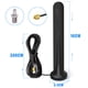 thumbnail image 2 of Antena LTE 5G, amplificador de señal 4G, antena de red omnidireccional, conector SMA TS9, base magnética de 15dbi, antena MIMO con cable RG174 de 3 m, para enrutador 3G/4G/5G/GSM/GPRS de interior y e, 2 of 7