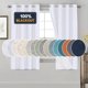 thumbnail image 1 of Cortinas PrinceDeco 100% Opacas Blanco Perla 132x160 cm 2 Paneles, 1 of 9