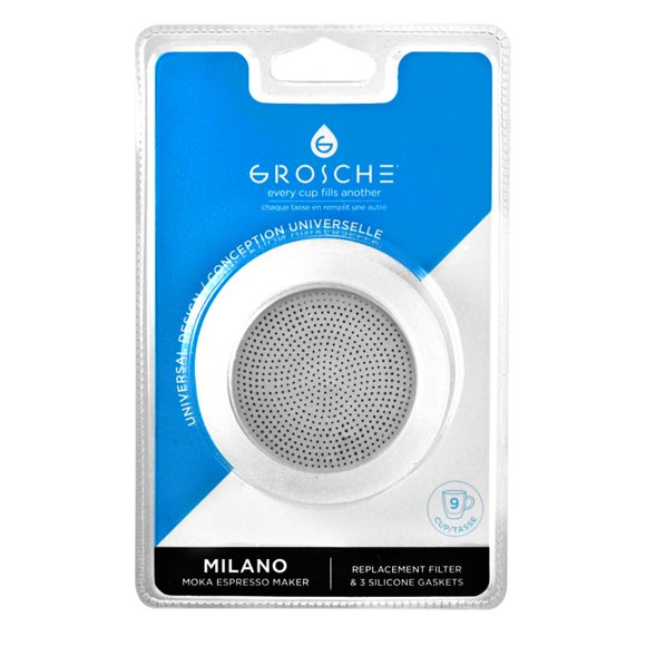 Juego de juntas y filtros de repuesto para cafetera espresso GROSCHE Milano