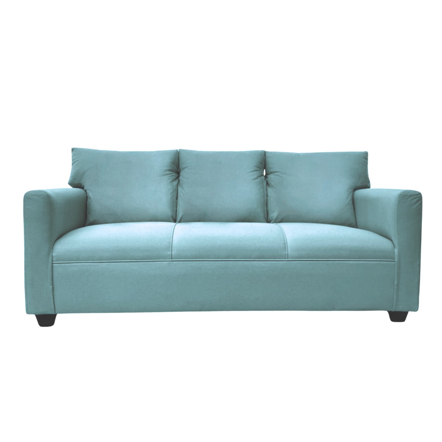 Induhome - Sofa Imperio 3 Cuerpos Chenille Verde Menta