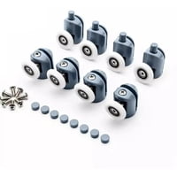 Genérica - X8 Ruedas Para Cabinas De Duchas Puertas Baños Ruedas Ducha