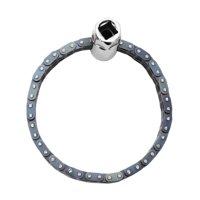 Magideal - Llave De Cadena, Amplificador De Tubo De Alto Rendimiento Y Sólido -Tools Pasos Portátiles Herramienta De Reparación Práctica Cubierta De Cadena Doble 44 Sección