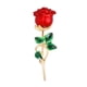 thumbnail image 2 of Broche De Flor Y Rosa, Elegante Decoración, Pin De Solapa Para Ropa, Traje De Banquete, Dorado Y Rojo, 2 of 5