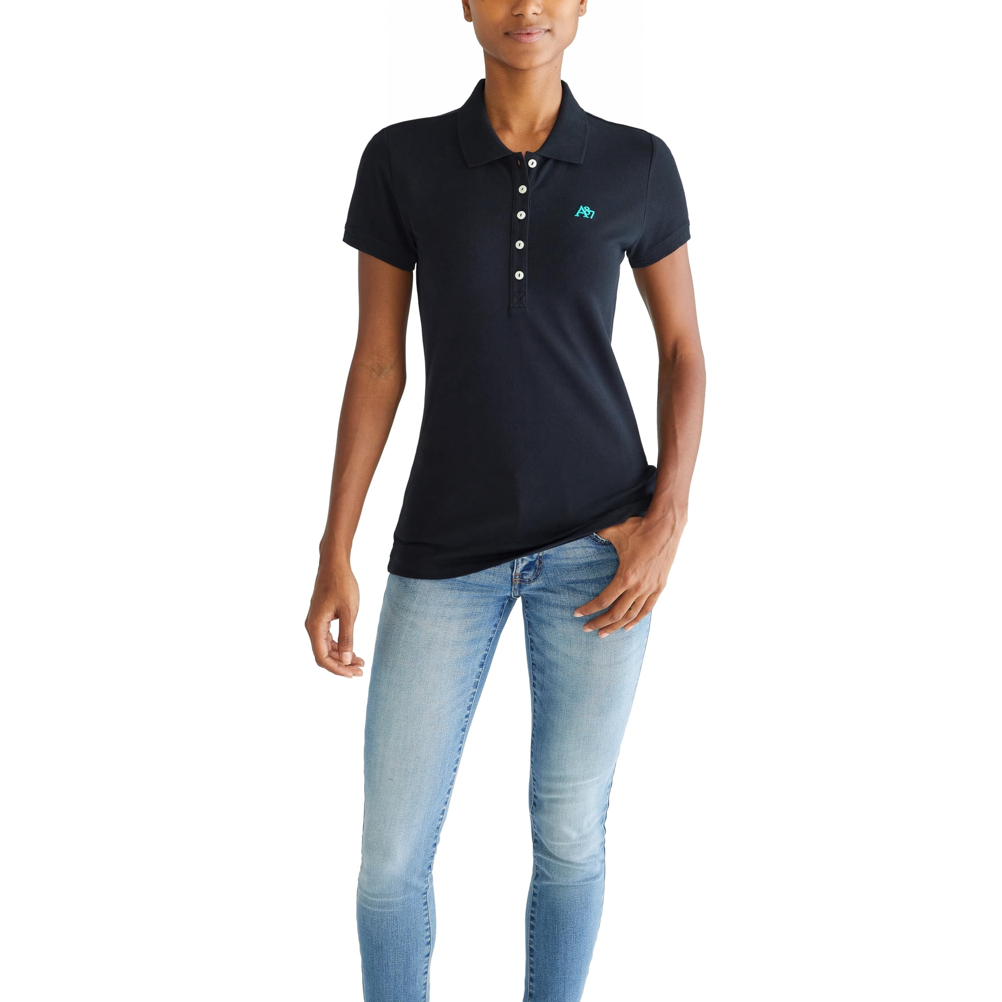 Camisa Aeropostale A87 Polo Negro Oscuro Xxl