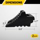 thumbnail image 2 of Calzos de Rueda ROBLOCK 22 cm 2 piezas Negro 4 t Alta Resistencia, 2 of 6