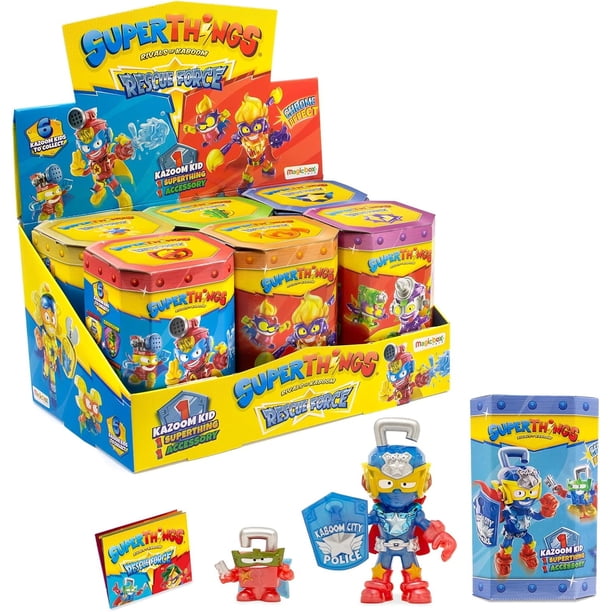 Superzings Rescue Force Pack 6 Kazoom Kids + 6 Superthings | Lider