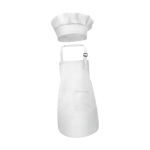 Bothyi - Delantal Para Niños, Gorro De Cocinero, Conjunto Con Bolsillo, Delantal Para Niños, Para Hornear, Aula
