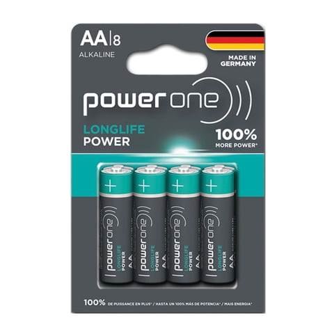Power One - Blister Pilas Alcalinas Aa X 8 Powerone